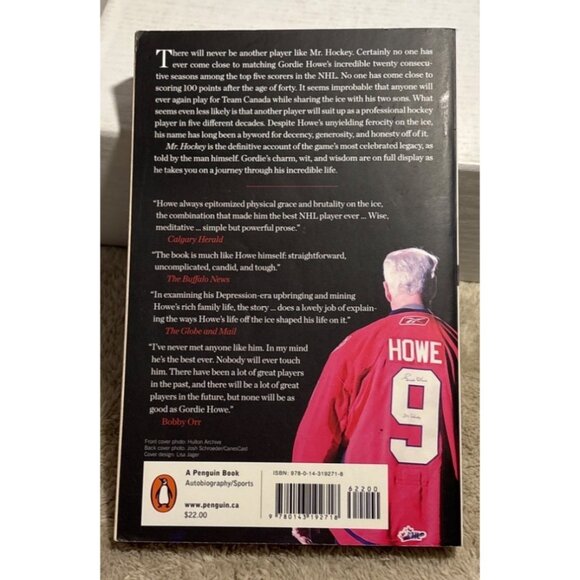Mr. Hockey: Gordie Howe My Story Paperback Book - Picture 2 of 9